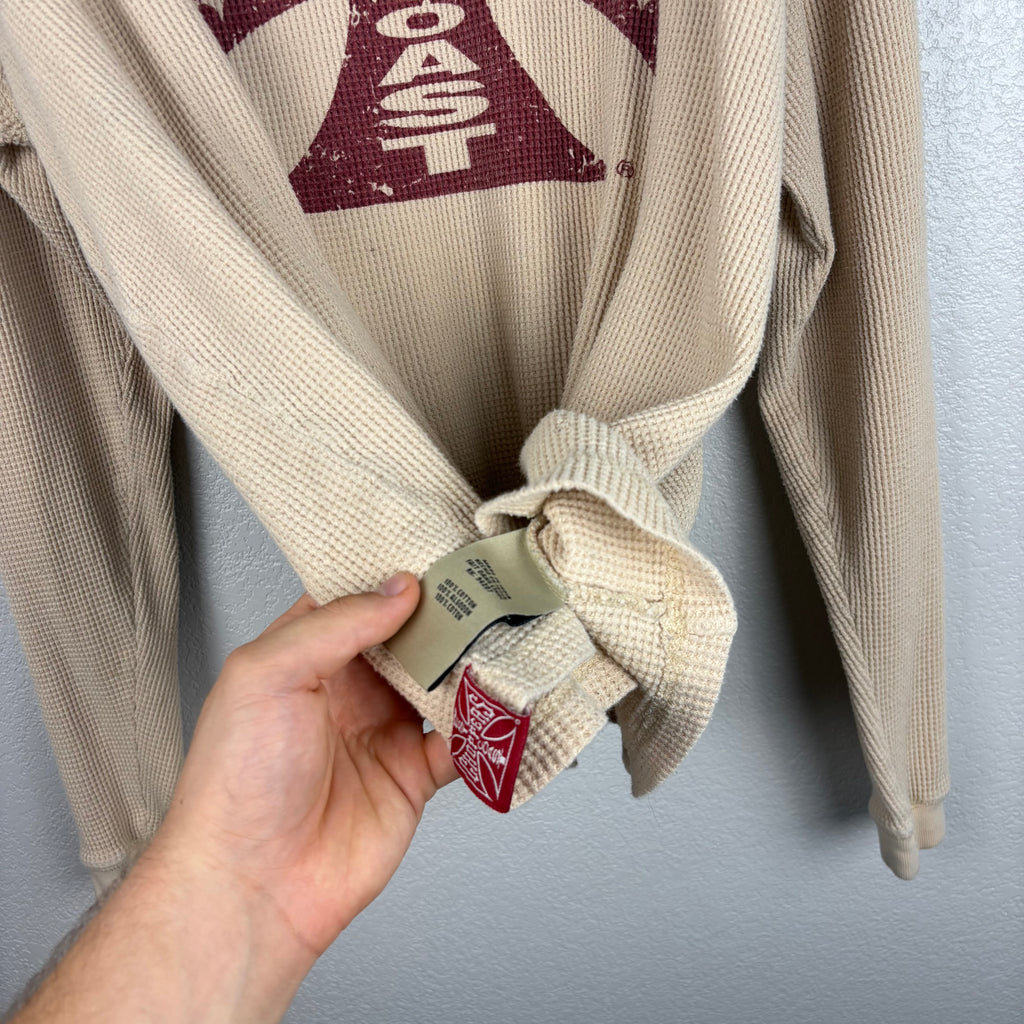 2000s Cream West Coast Choppers Thermal Longsleeve - L/XL