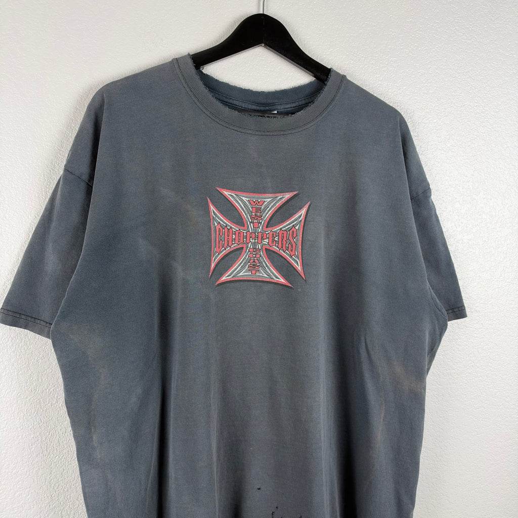 Smoked West Coast Choppers Devil Tshirt - XXL