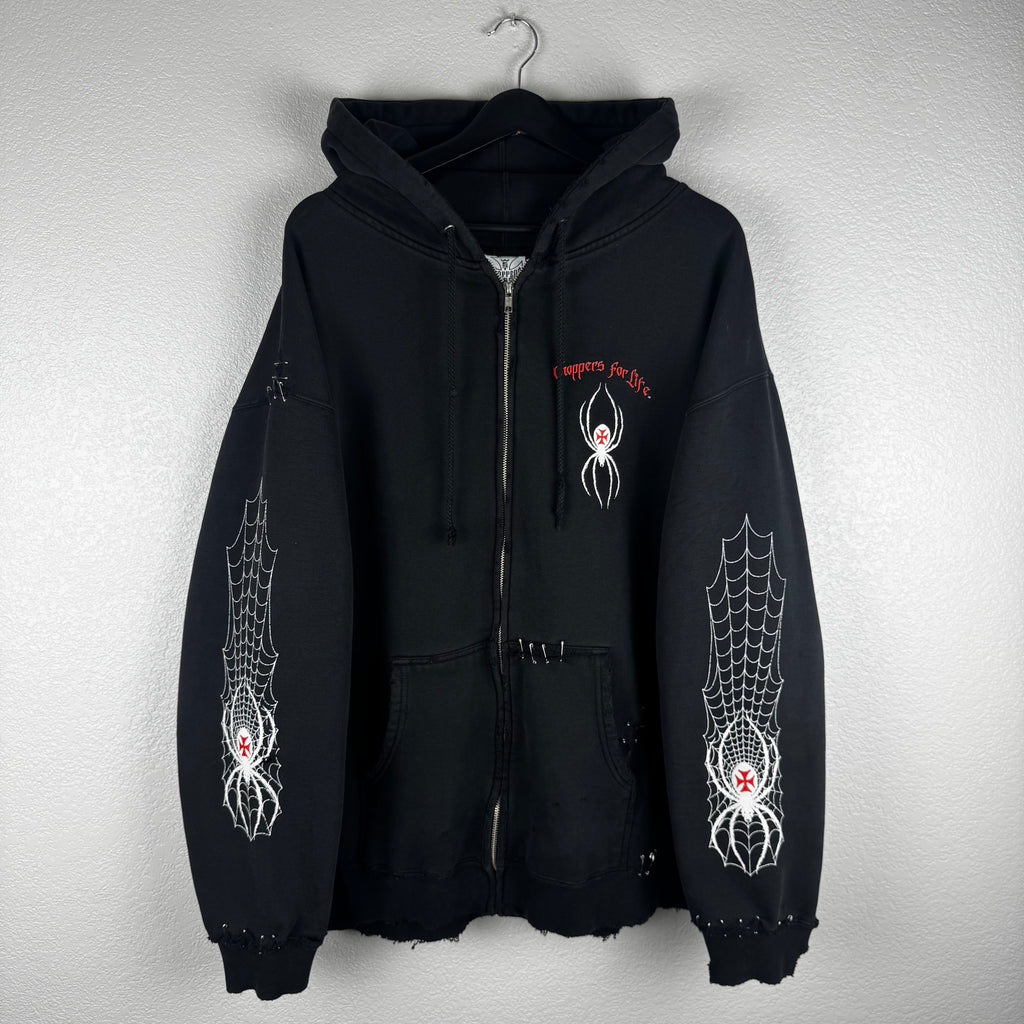 Thrashed West Coast Choppers Spider Zip Up - XL/XXL