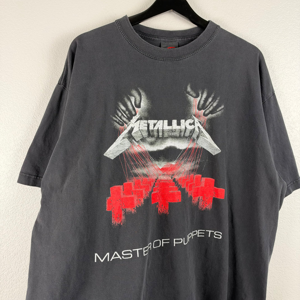 90s Euro Metallica Master of Puppets Band Tshirt - XL