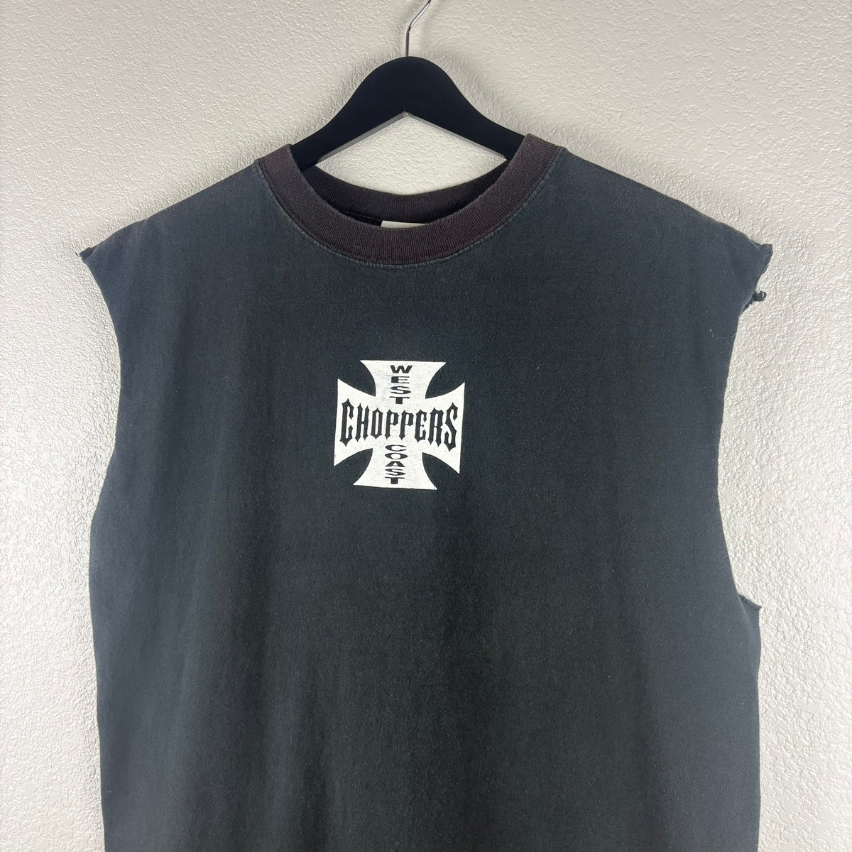 2000s Two Tone OG West Coast Choppers Bootleg Cut Off Tshirt - L