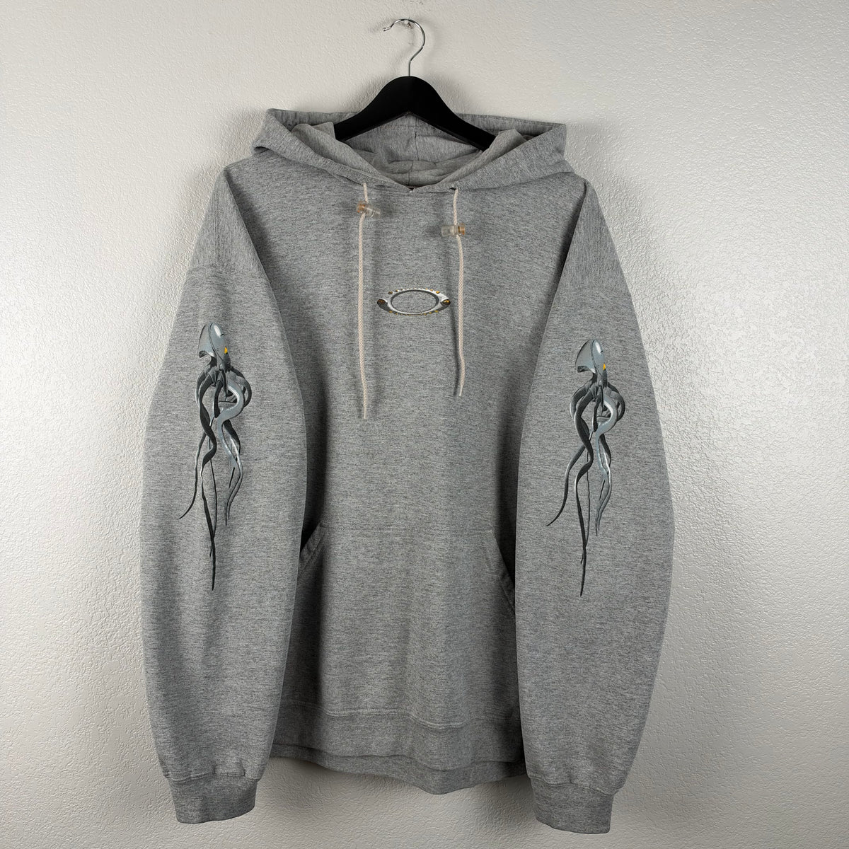 Gray Oakley Software Cyber Squid Hoodie - XL