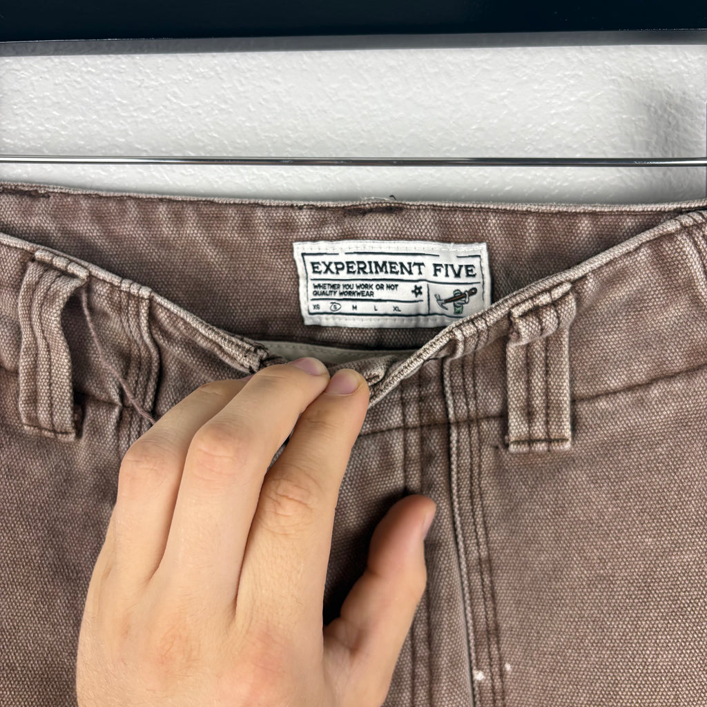 Modern Faded Brown Paint Splatter Experiment 5 Instagram Brand Pants - 33x30