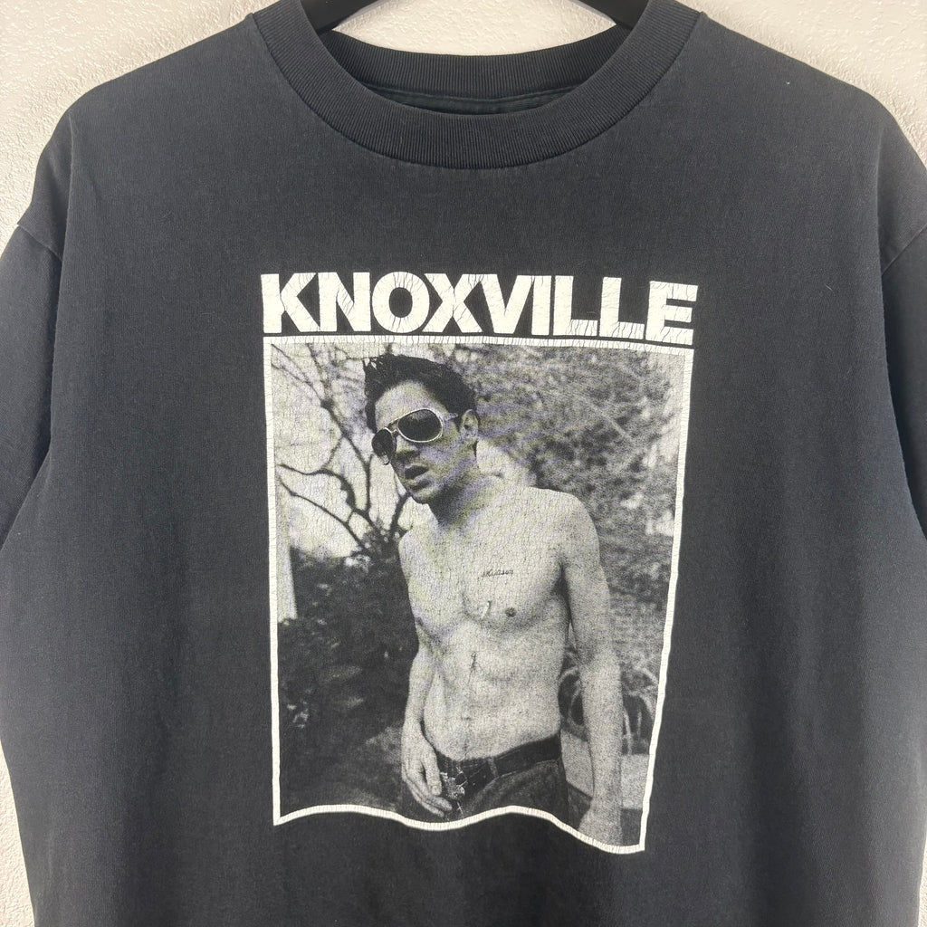 90s Johnny Knoxville Jackass Promo Tee - L