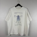 90s Leonardo da Vinci Human Anatomy Art Tee - XL