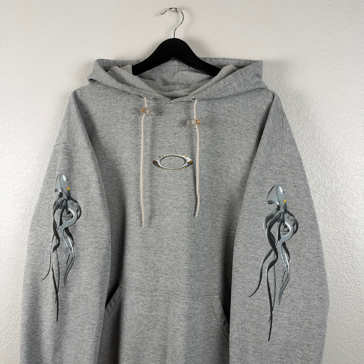 Gray Oakley Software Cyber Squid Hoodie - XL