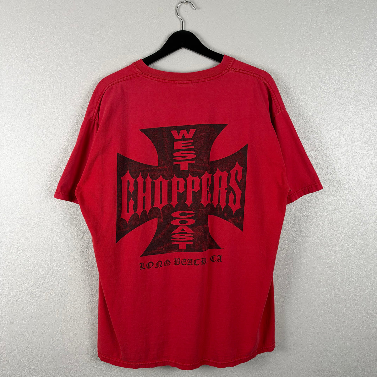 Faded Red West Coast Choppers OG Tshirt - XL
