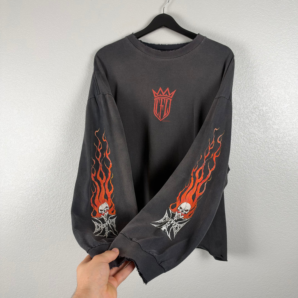 Faded West Coast Choppers CFL Flame Longsleeve - XL/XXL