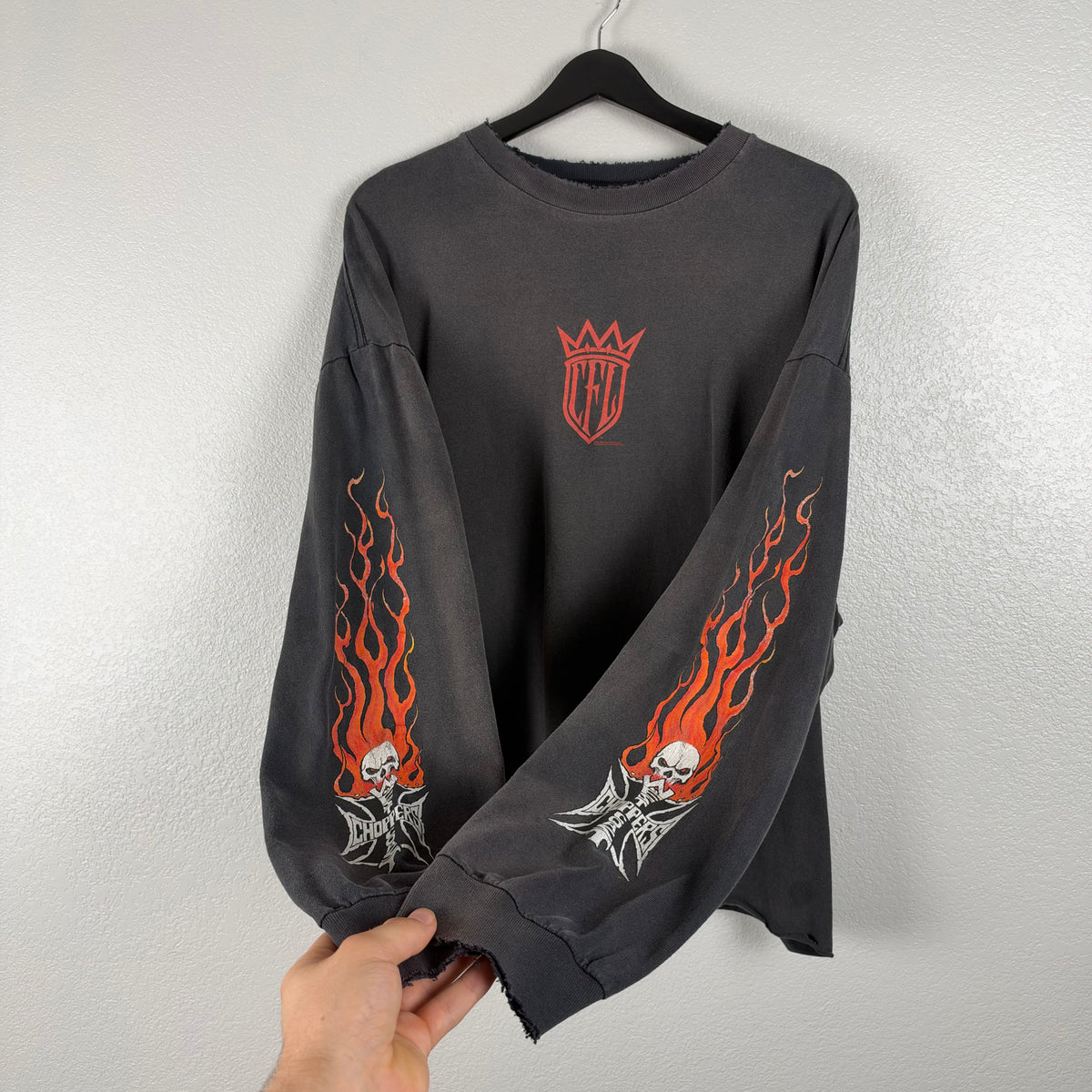 Faded West Coast Choppers CFL Flame Longsleeve - XL/XXL