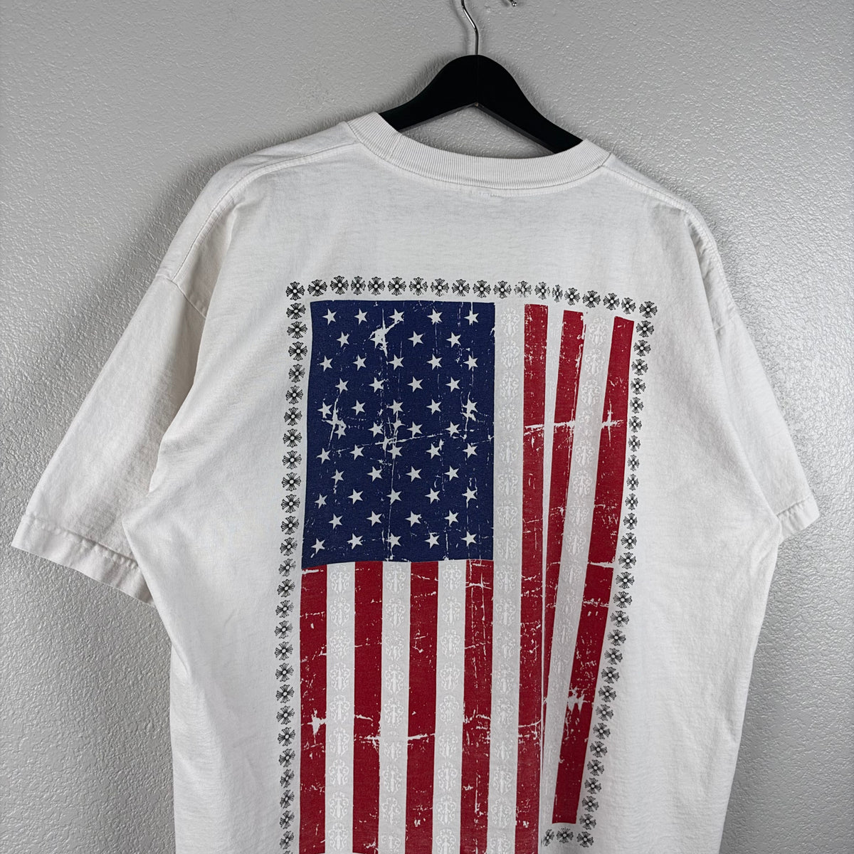 2000s Vintage Chrome Hearts USA Pocket Tee - XL
