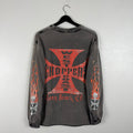 Smoked West Coast Choppers CFL Flame Longsleeve - L/XL