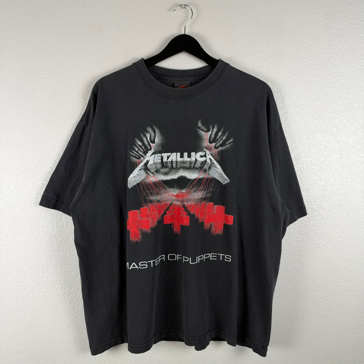 90s Euro Metallica Master of Puppets Band Tshirt - XL
