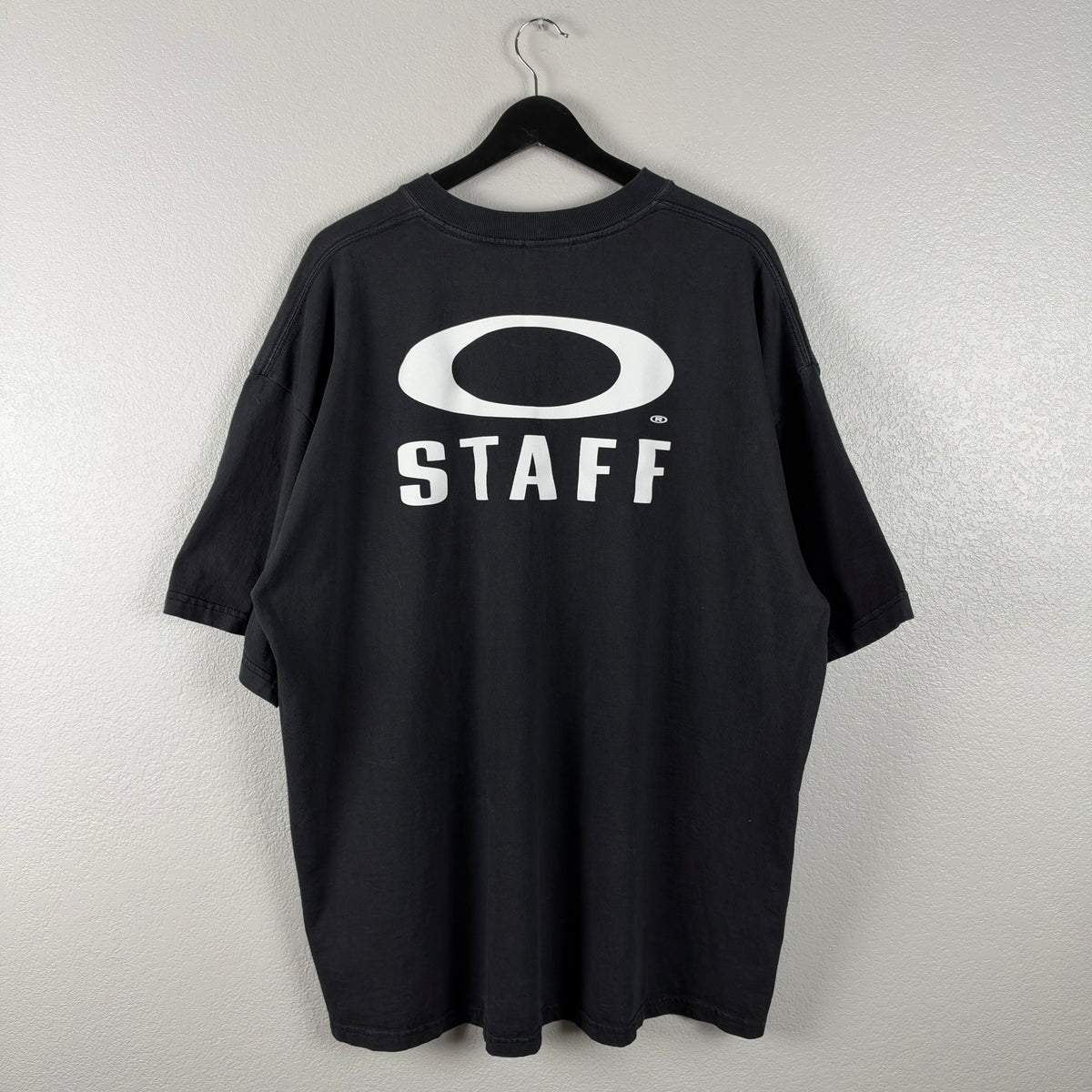 90s Black Oakley Software Staff Exclusive Tshirt - XXL