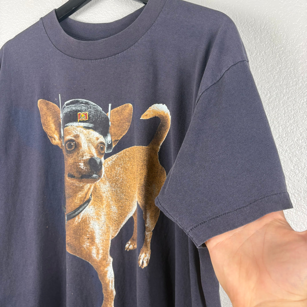 Faded 1998 Taco Bell Chihuahua Prom Tshirt - L