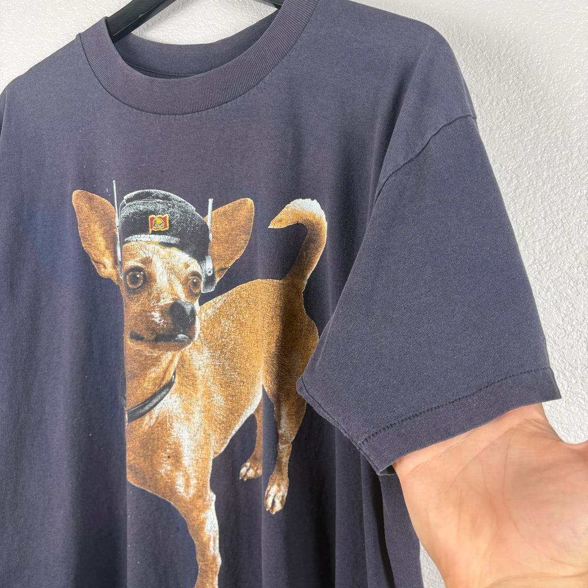Faded 1998 Taco Bell Chihuahua Prom Tshirt - L