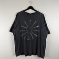 90s Faded Boxy Highlander Sword Spiral Tshirt - XL