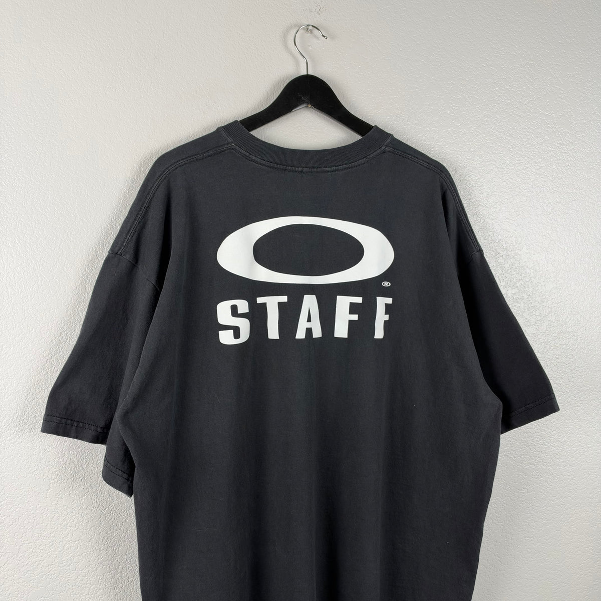 90s Black Oakley Software Staff Exclusive Tshirt - XXL