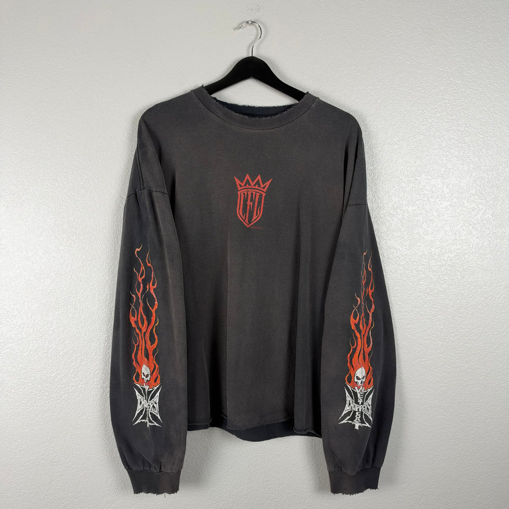 Faded West Coast Choppers CFL Flame Longsleeve - XL/XXL