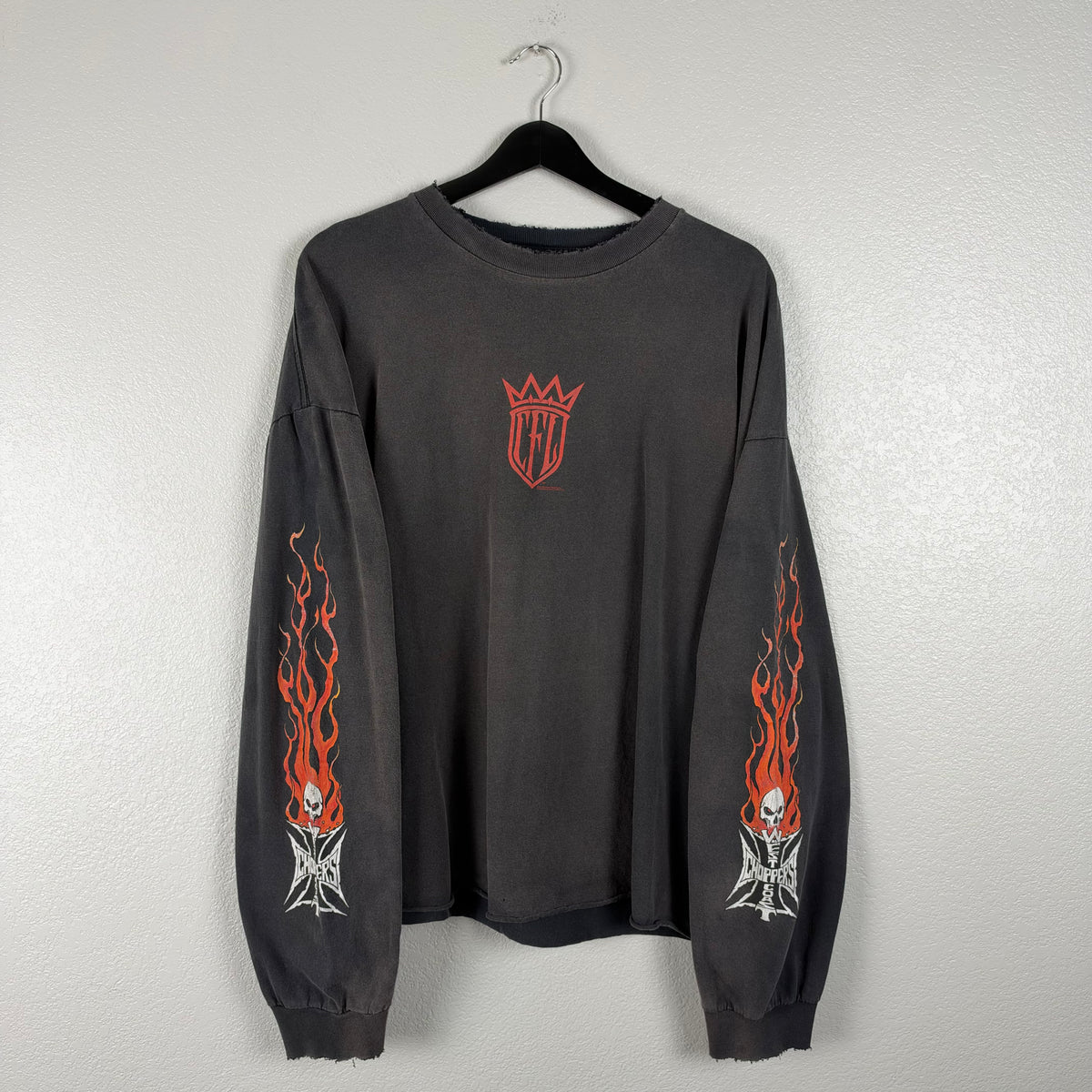 Faded West Coast Choppers CFL Flame Longsleeve - XL/XXL