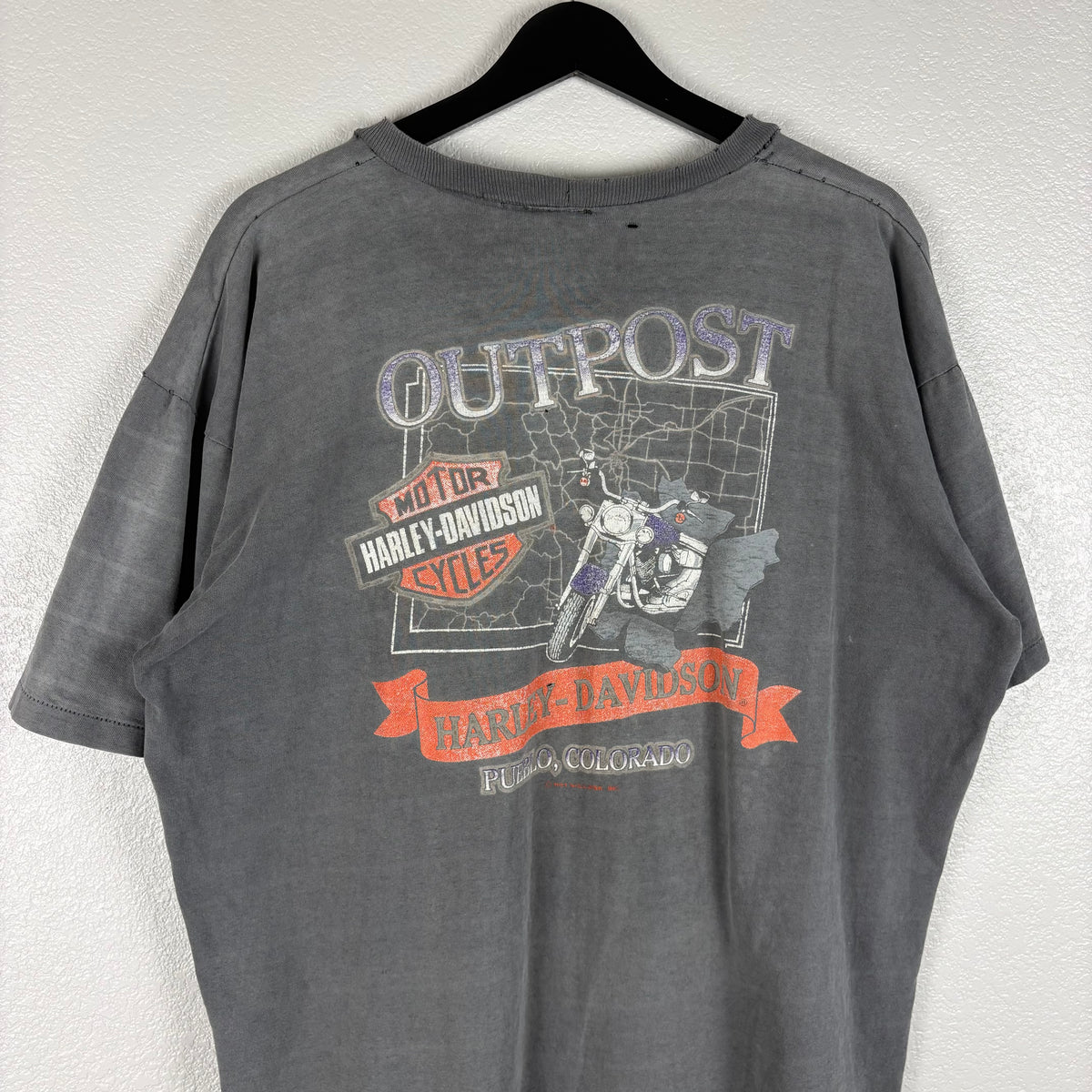 Smoked 1993 Chrome Sweet Chrome Harley Tee - XL