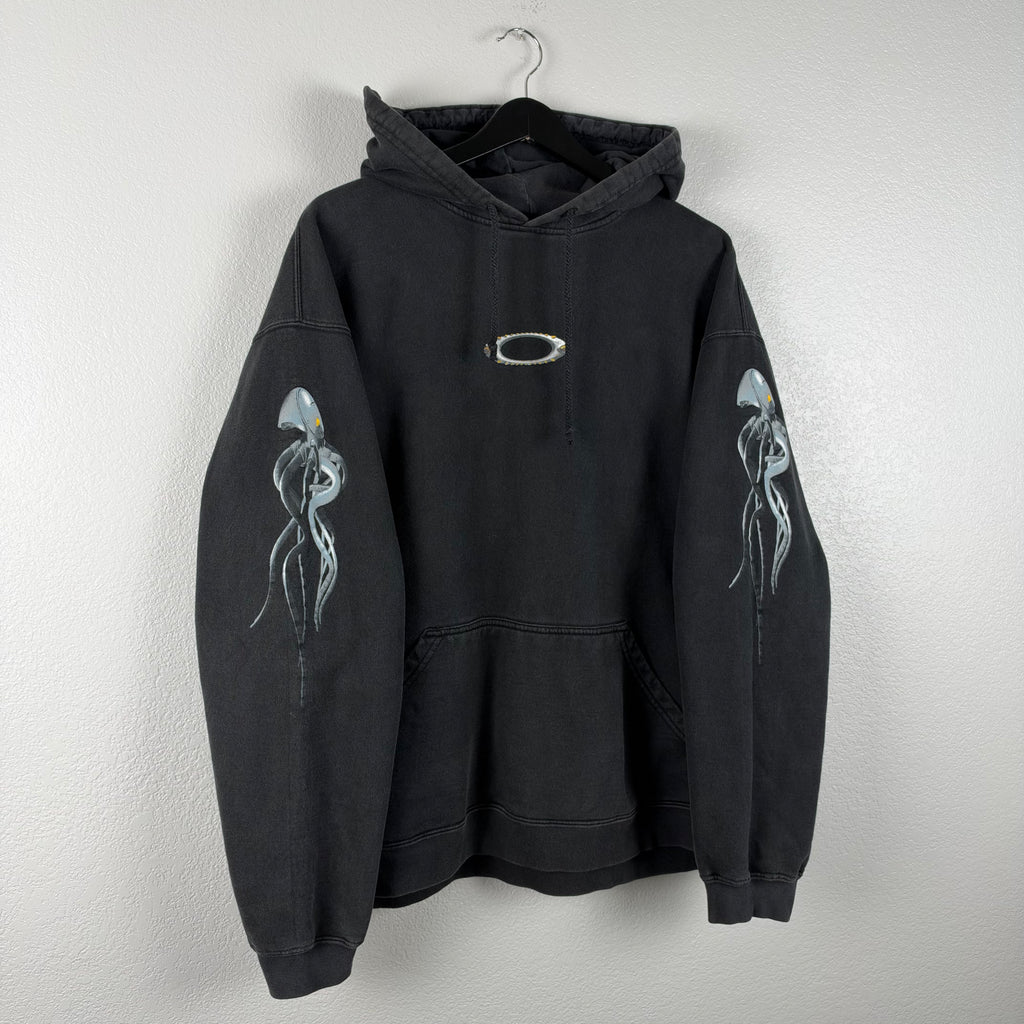 Black Oakley Software Cyber Squid Hoodie - L/XL