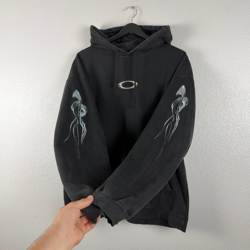 Black Oakley Software Cyber Squid Hoodie - L/XL