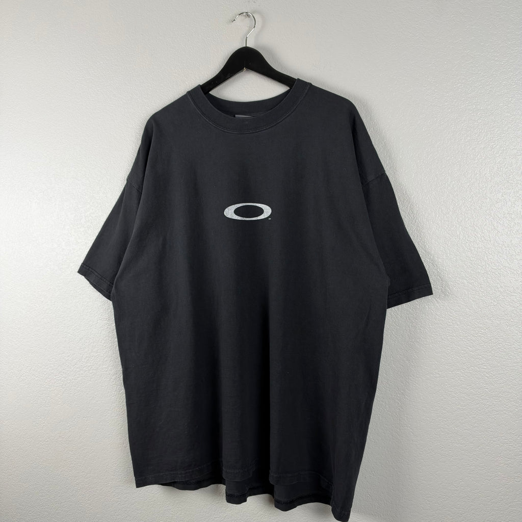 90s Black Oakley Software Staff Exclusive Tshirt - XXL