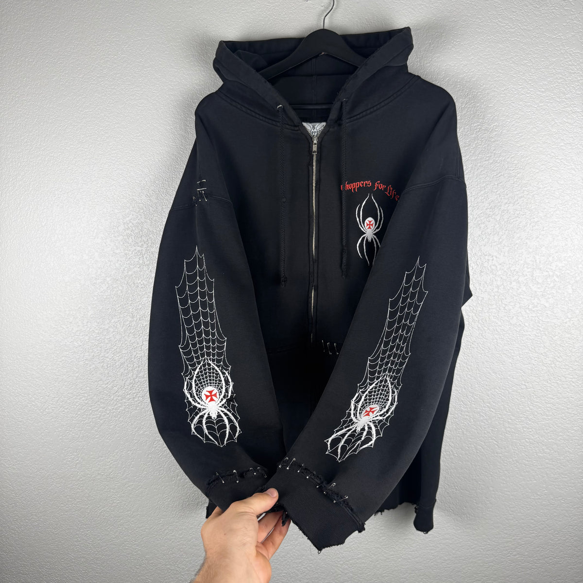 Thrashed West Coast Choppers Spider Zip Up - XL/XXL