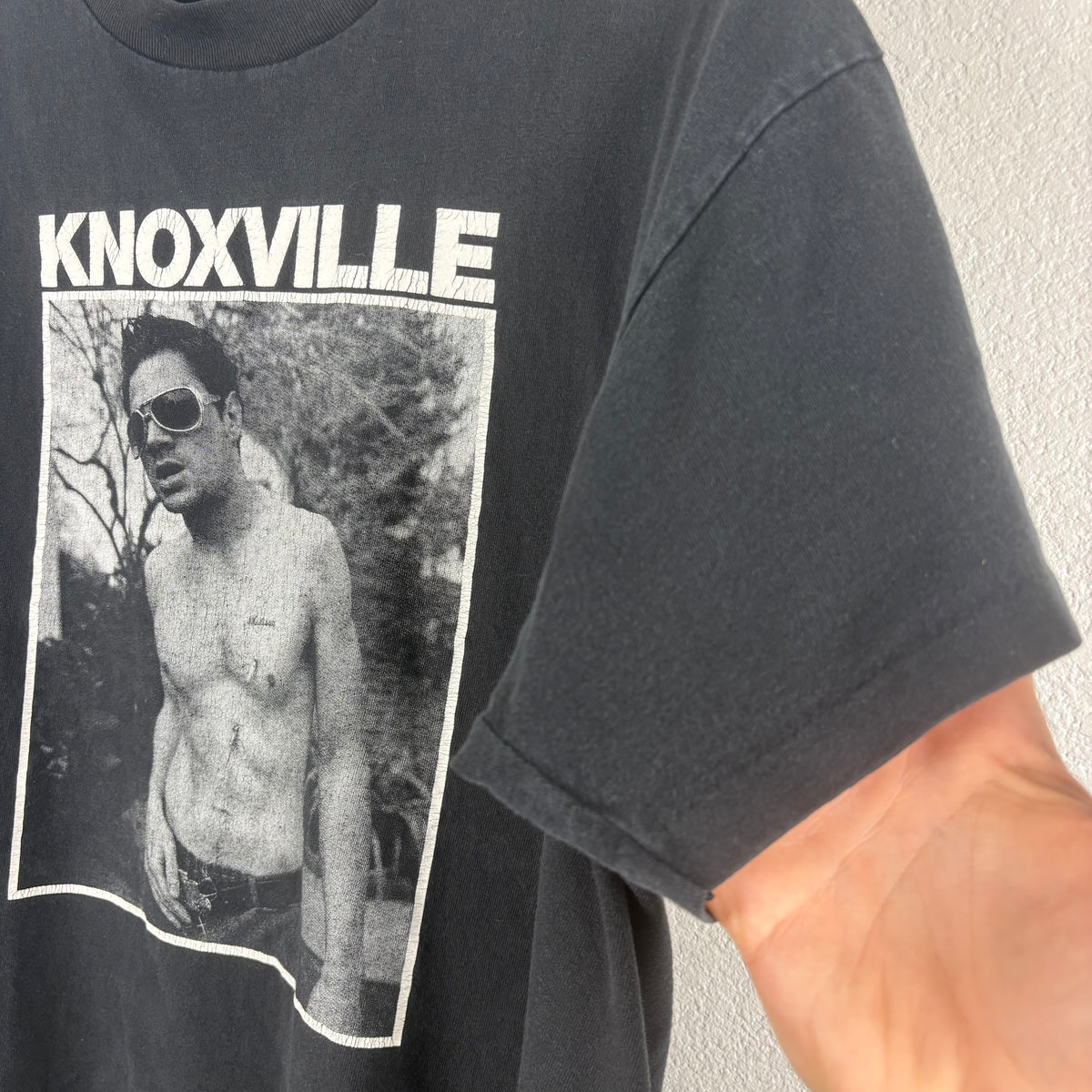 90s Johnny Knoxville Jackass Promo Tee - L