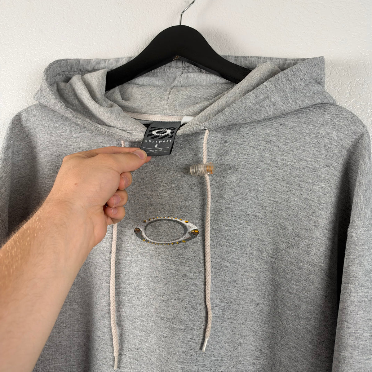 Gray Oakley Software Cyber Squid Hoodie - XL