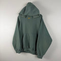 90s Faded Jade Green Nike Center Swoosh Hoodie - L
