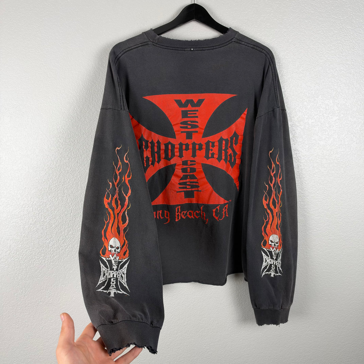 Faded West Coast Choppers CFL Flame Longsleeve - XL/XXL