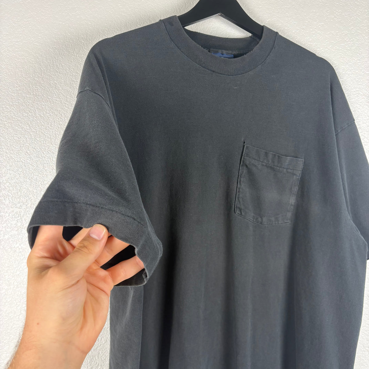 90s Boxy Selvedge Pocket Tee - XL